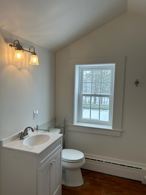Partial Home Remodel bathroom with white vanity, quartz countertop, vintage sconce lighting, and window — Meredith, NH